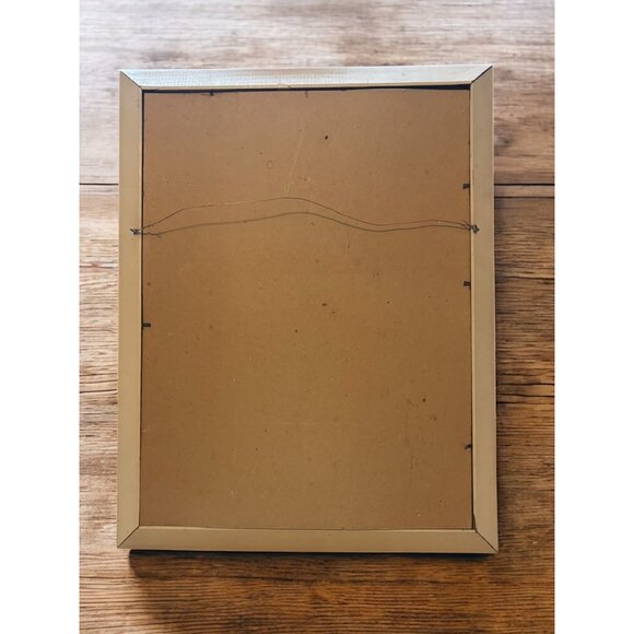 Vintage Tramp Art Hanging Matchstick Cross 14x18 framed - Picture 2 of 7